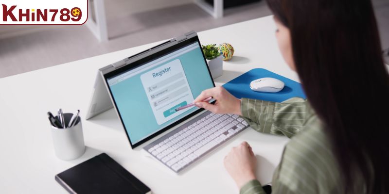 Tạo tài khoản KHIN789 qua web/app